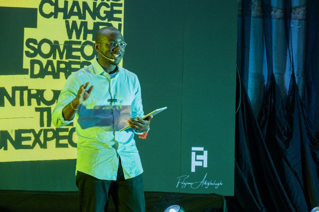 Director Folajomi at Tedx
